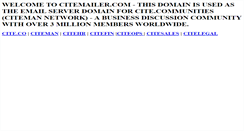 Desktop Screenshot of citemailer.com
